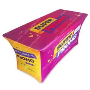 mantel spandex de promociones para eventos y ferias