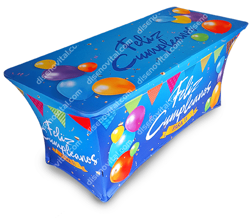 mantel spandex de cumpleaños para eventos banquetes y reuniones familiares
